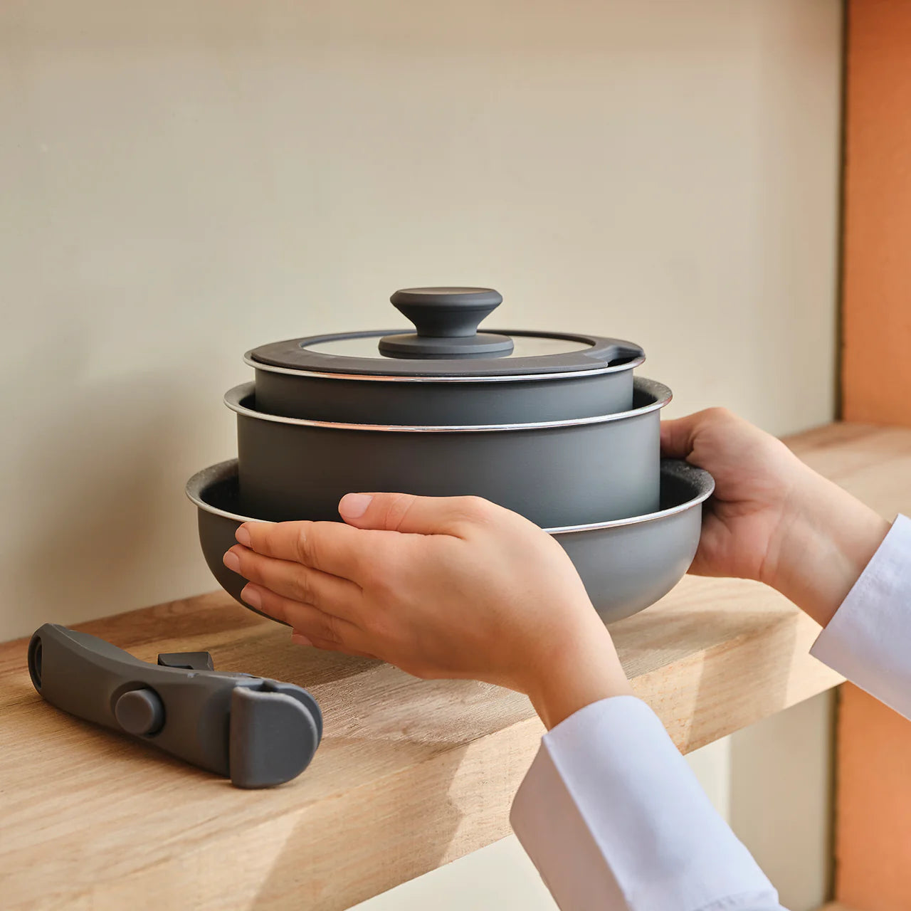 KARACA BATTERIE DE CUISINE COMFORT AMOVIBLE | 6 PIECES