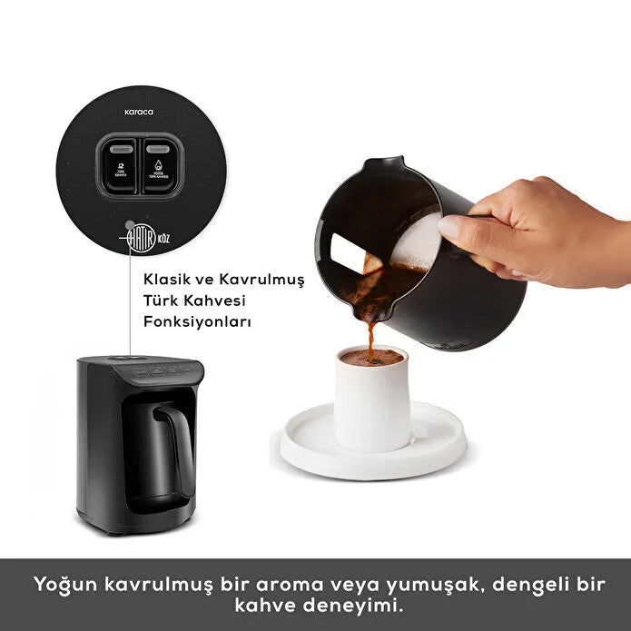 KARACA MACHINE A CAFE HATIR KOZ SHINY BLACK