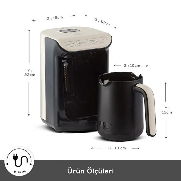 KARACA MACHINE A CAFE TURC HATIR KOZ CREME