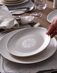 KARACA FOREVER BONE SERVICE DE TABLE ARTISTE 53 PIECES 12 PERSONNES
