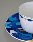 KARACA FINE PEARL AZUR 12 PIECE COFFEE SET FOR 6 PEOPLE