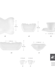 KARACA SERVICE A BRUNCH BONE PIERIS | 34PIECES | 6PERSONNES
