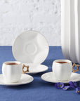 KARACA STAR COFFEE SET 90ML 12 PIECES 6 PEOPLE