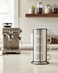 KARACA STAND A CAFE AVEC 4 TASSES 180ML