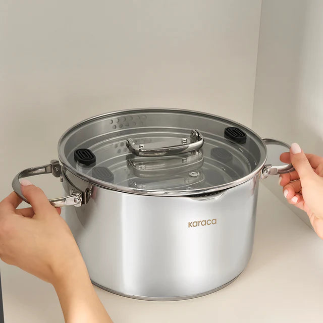 KARACA BATTERIE DE CUISINE BURGAZ 8 PIECES