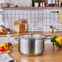 KARACA CASSEROLE ELITE ACIER INOXYDABLE | 30CM | 12.3L