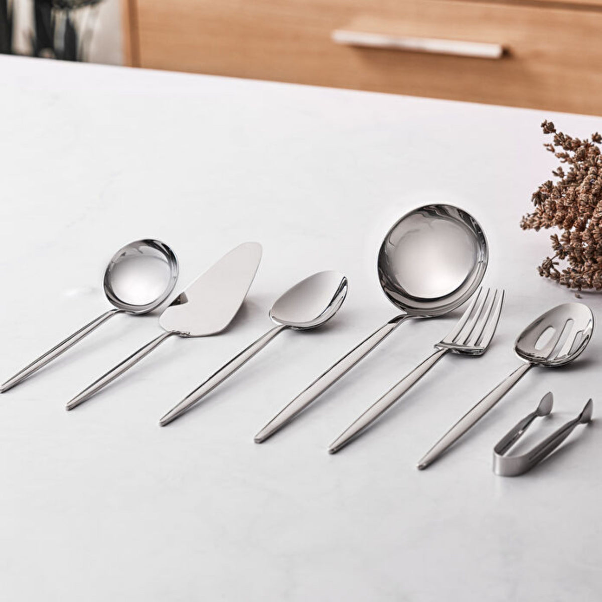 KARACA ENSEMBLE D'USTENSILES MOONGATE | 7 PIECES