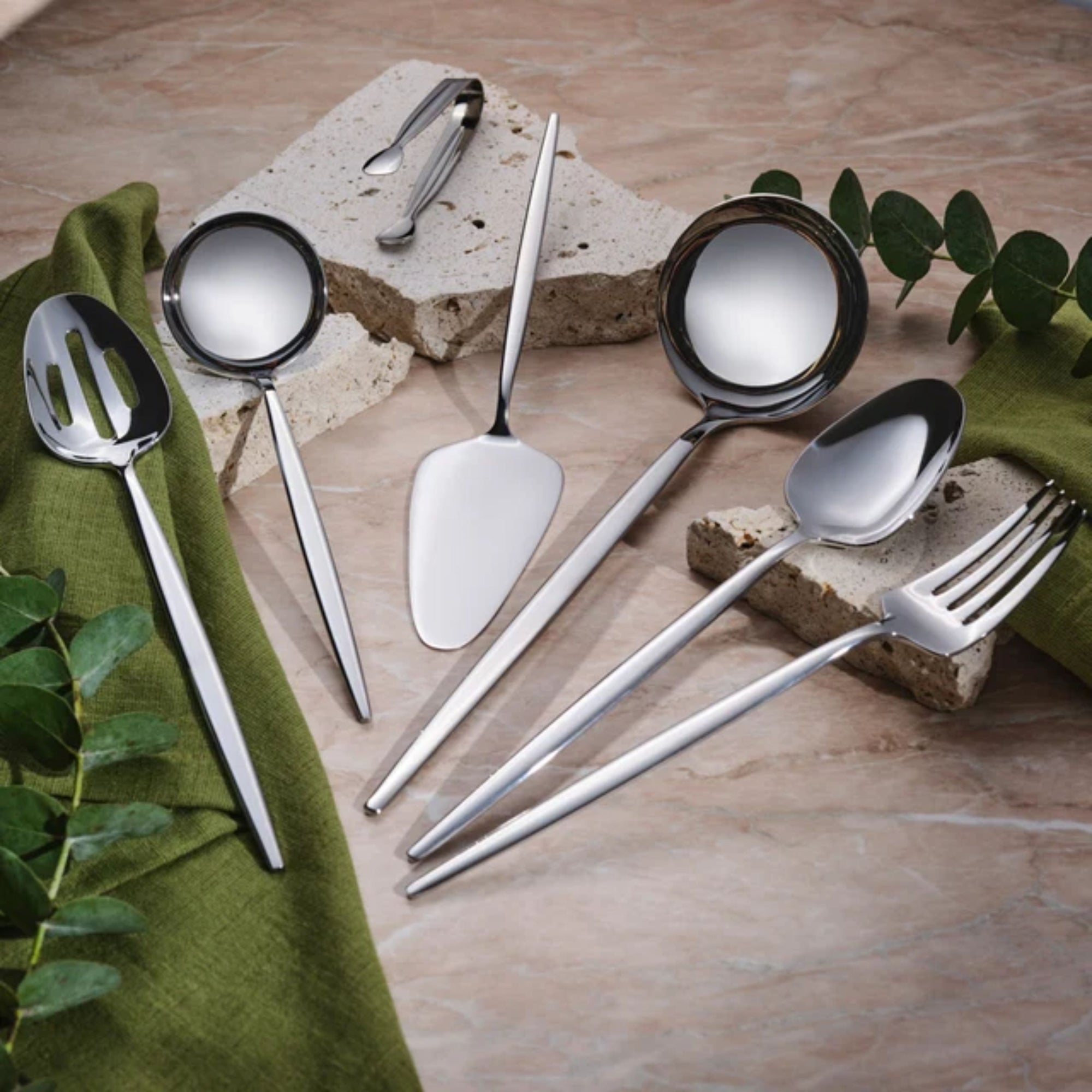 KARACA ENSEMBLE D'USTENSILES MOONGATE | 7 PIECES
