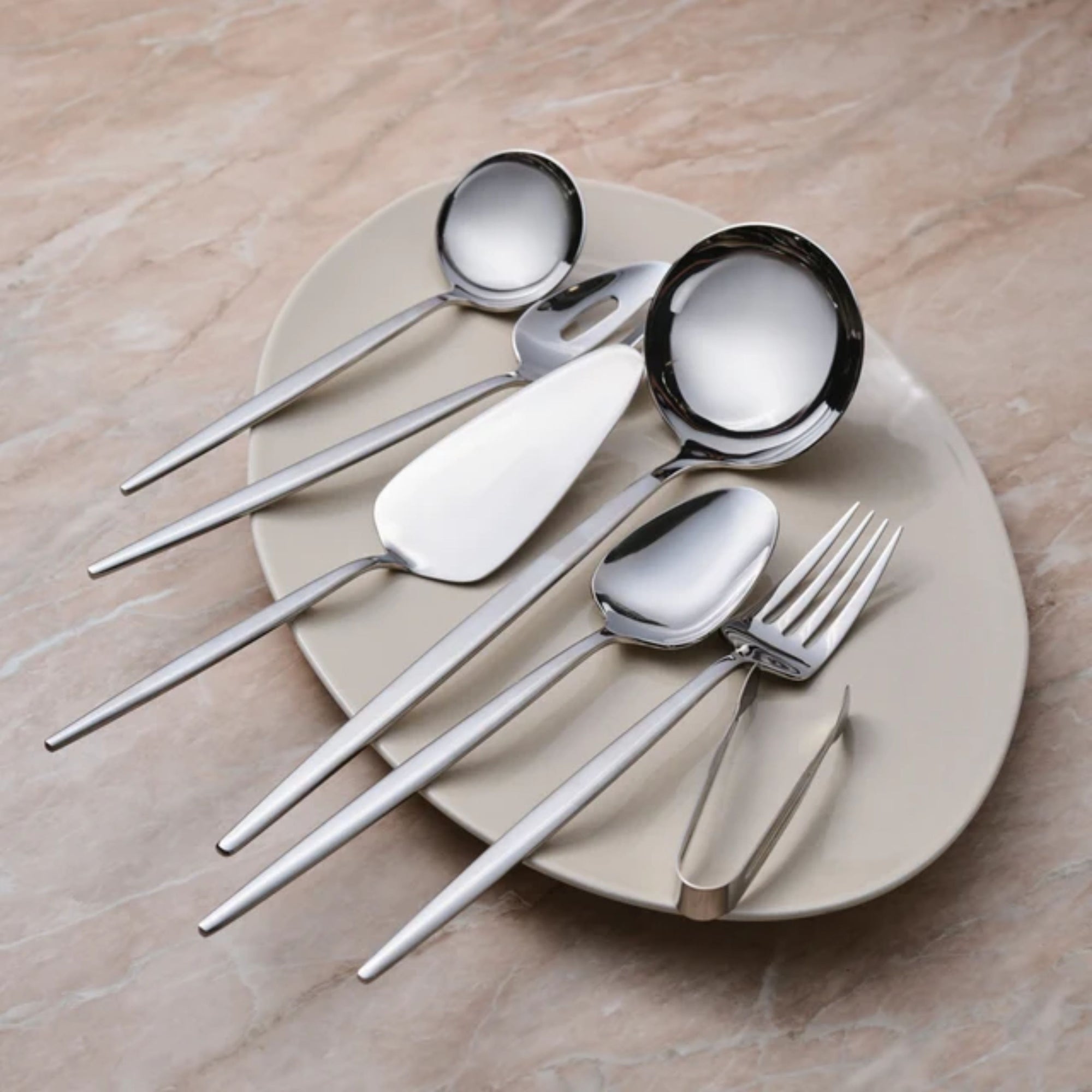 KARACA ENSEMBLE D'USTENSILES MOONGATE | 7 PIECES