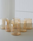 KARACA SERENE AMBER 7 PIECE GLASS SET
