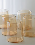 KARACA SERENE AMBER 7 PIECE GLASS SET