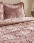 KARACA ENSEMBLE DE COUVRE LIT VIEUX ROSE | 230X240CM | 3 PIECES