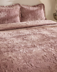 KARACA ENSEMBLE DE COUVRE LIT VIEUX ROSE | 230X240CM | 3 PIECES
