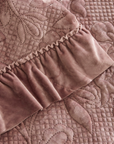KARACA ENSEMBLE DE COUVRE LIT VIEUX ROSE | 230X240CM | 3 PIECES