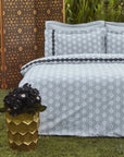 KARACA PARURE DE HOUSSE DE COUETTE RODENI PERCALE | 200X220CM