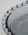 KARACA PLAT OVALE EN VERRE GLORY ANTHRACITE 25CM