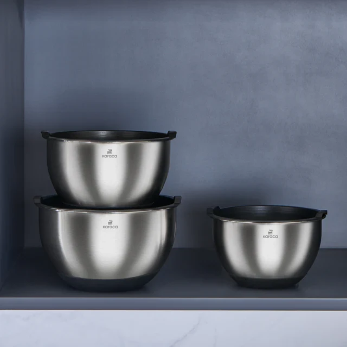 KARACA BOL MELANGEUR SALADIER BLENDBOX | ACIER INOXYDABLE | 3 PIECES
