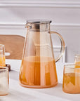 KARACA SERENE AMBER 7 PIECE GLASS SET