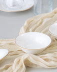 KARACA FINE PEARL BRUNCH SET NEW FAME GOLD 6 PEOPLE 26 PIECES