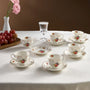 KARACA ANTIQUE COFFEE SET 80ML 12 PIECES 6 PEOPLE