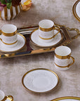KARACA SERVICE A CAFE ROYAL BONE CHARLOTTE | 90ML | 12PIECES | 6PERSONNES