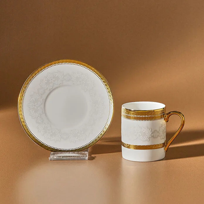 KARACA SERVICE A CAFE ROYAL BONE CHARLOTTE | 90ML | 12PIECES | 6PERSONNES