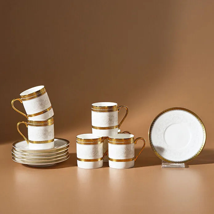 KARACA SERVICE A CAFE ROYAL BONE CHARLOTTE | 90ML | 12PIECES | 6PERSONNES
