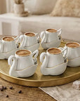 KARACA SERVICE A CAFE SWAN 90ML 12 PIECES 6 PERSONNES
