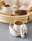 KARACA SERVICE A CAFE SWAN 90ML 12 PIECES 6 PERSONNES