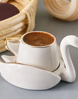 KARACA SERVICE A CAFE SWAN 90ML 12 PIECES 6 PERSONNES