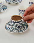 KARACA SERVICE A CAFE RUMI 80ML 12 PIECES 6 PERSONNES