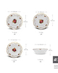 KARACA ANTIQUE DINNERWARE SET | 24 PIECES | 6 PERSONS