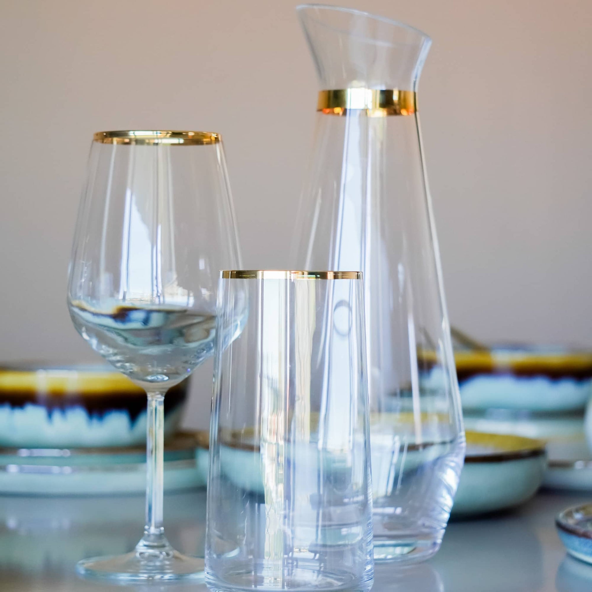 KARACA ORLANDO 25 PIECE GLASS SET FOR 12 PEOPLE