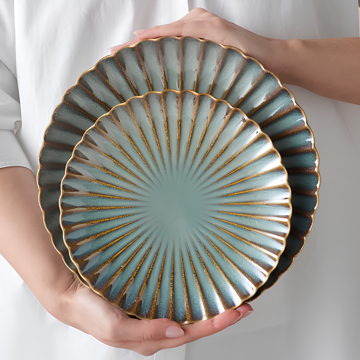 KARACA SERVICE DE TABLE CORA REACTIF | 24 PIECES | 6 PERSONNES