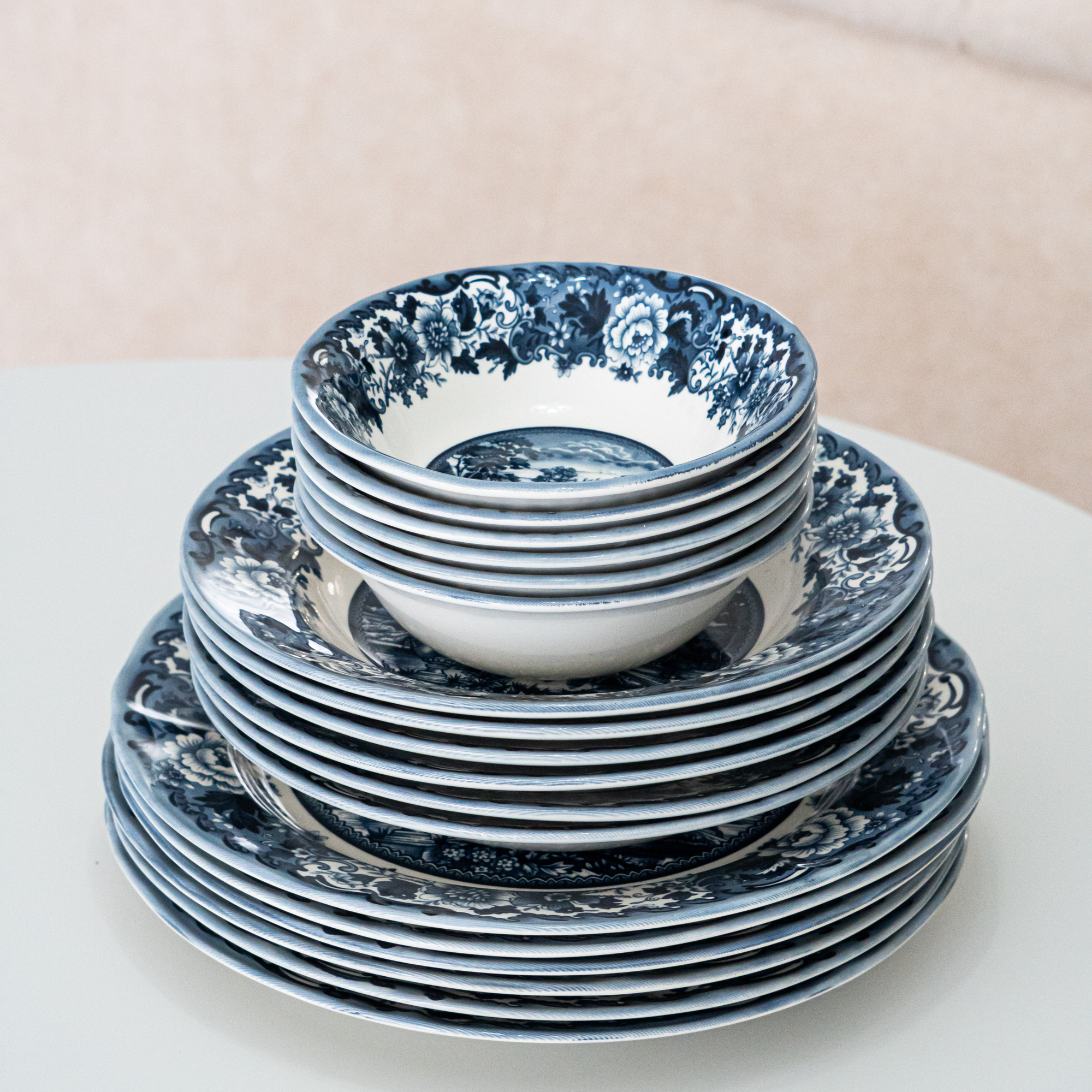 KARACA SERVICE DE TABLE OLD TOWN 24 PIECES 6 PERSONNES