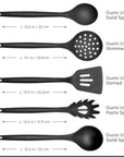 KARACA SET D'USTENSILES GUSTO BLACK | 12 PIECES