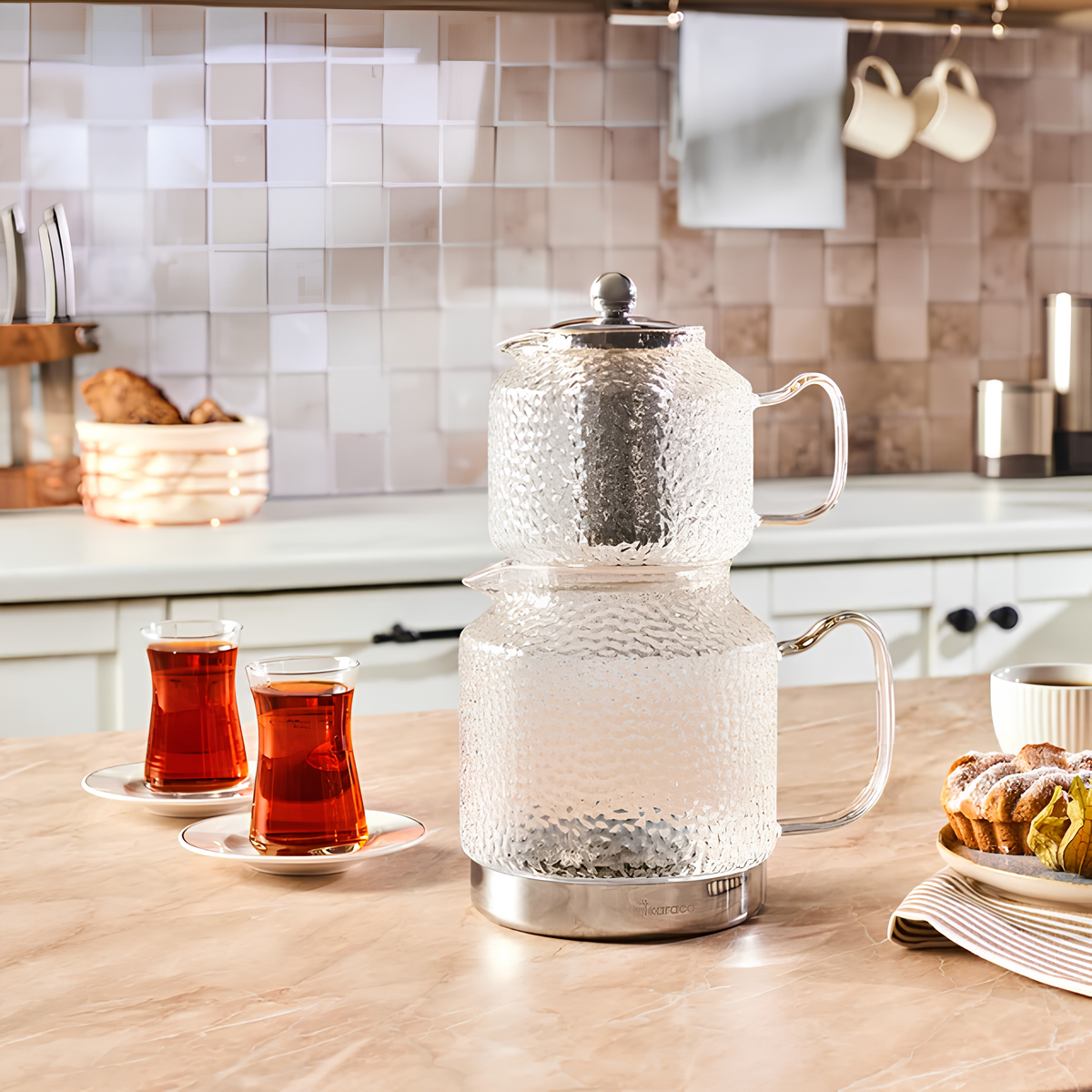 KARACA THEIERE EN VERRE BOROSILICATE GLISSIA