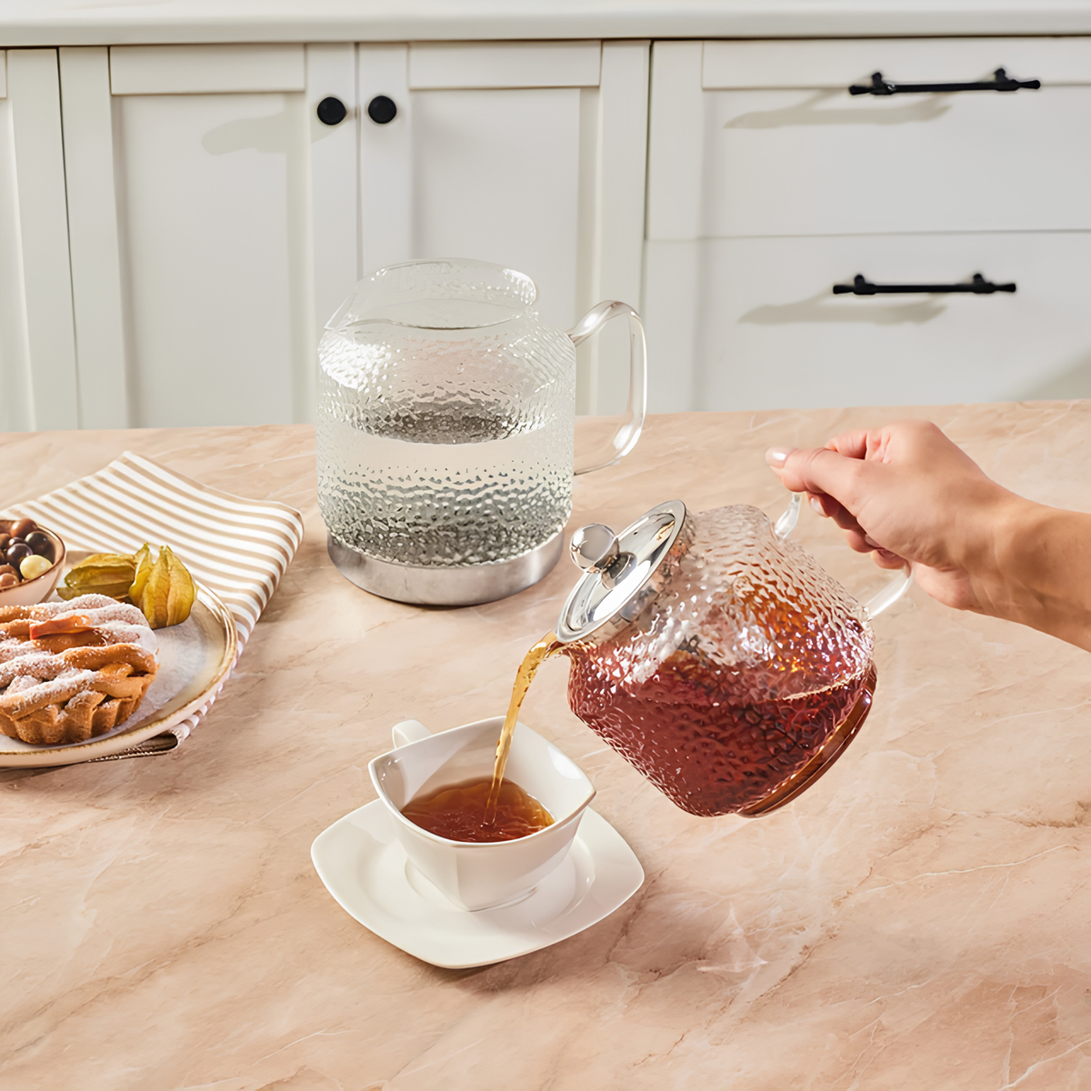 KARACA THEIERE EN VERRE BOROSILICATE GLISSIA