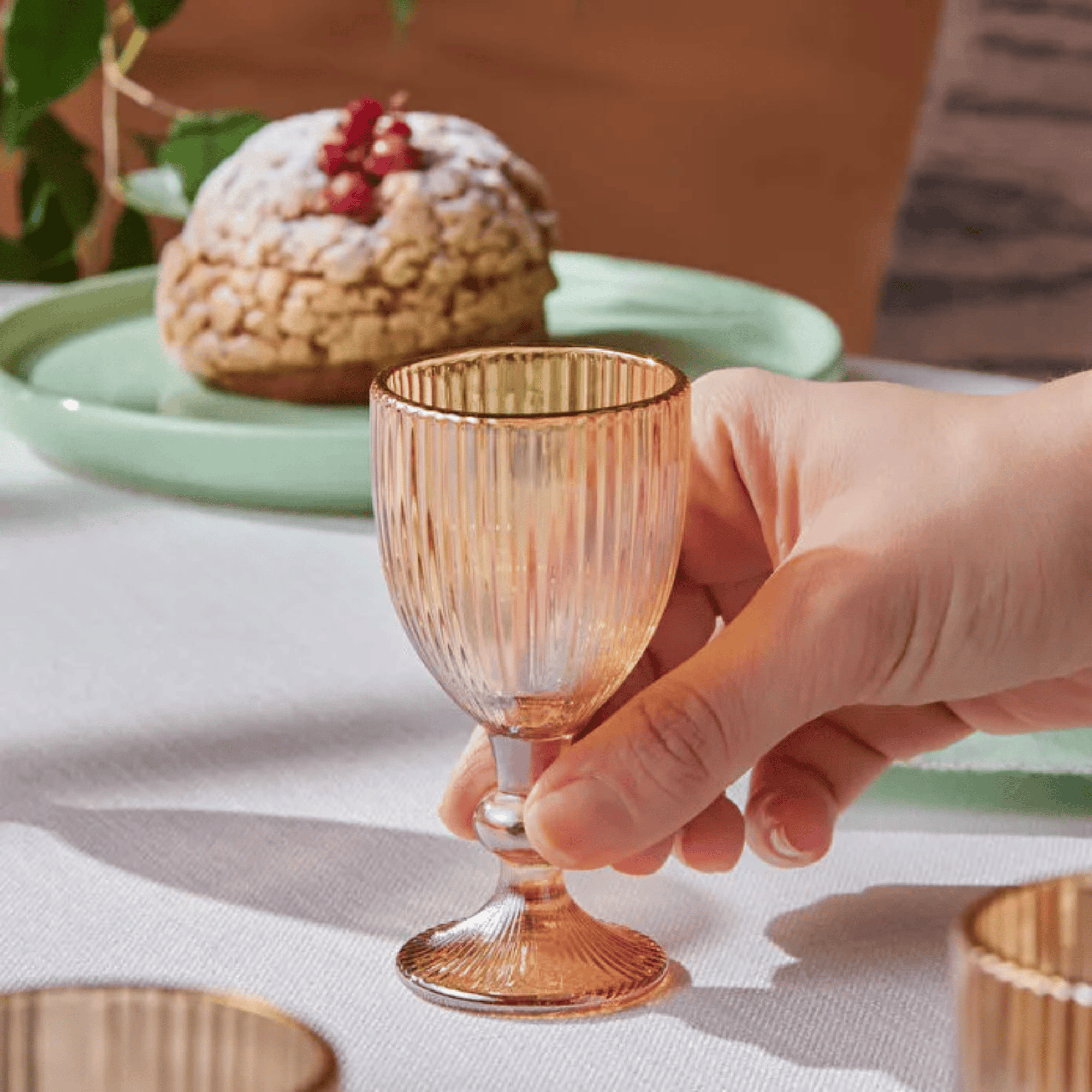 KARACA VERRES A SHOT ROCCO AMBER | 6 PIECES | 60ML