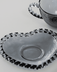 KARACA GLORY ANTHRACITE 200ML TEA GLASS