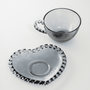 KARACA GLORY ANTHRACITE 200ML TEA GLASS