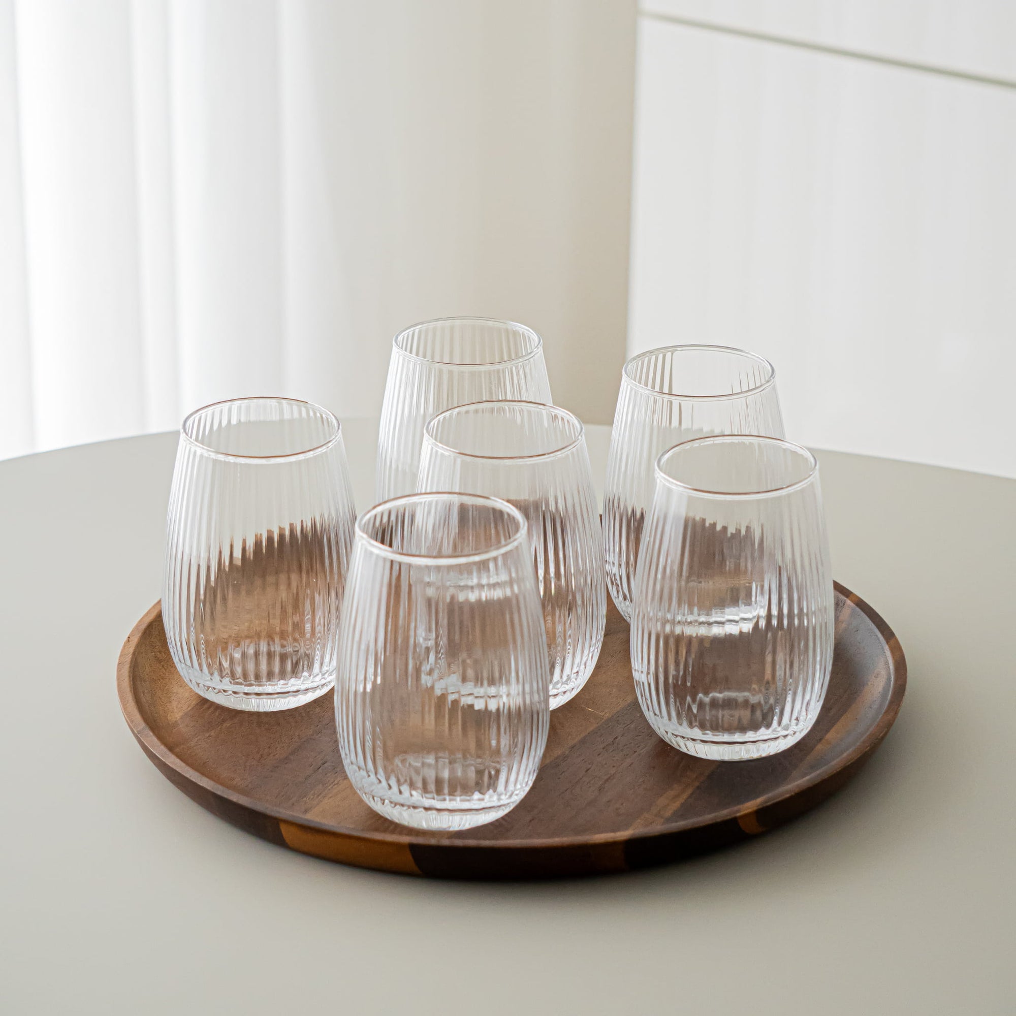 LOT DE 6 VERRES LINES | 360ML