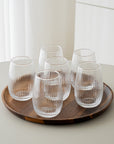LOT DE 6 VERRES LINES | 360ML