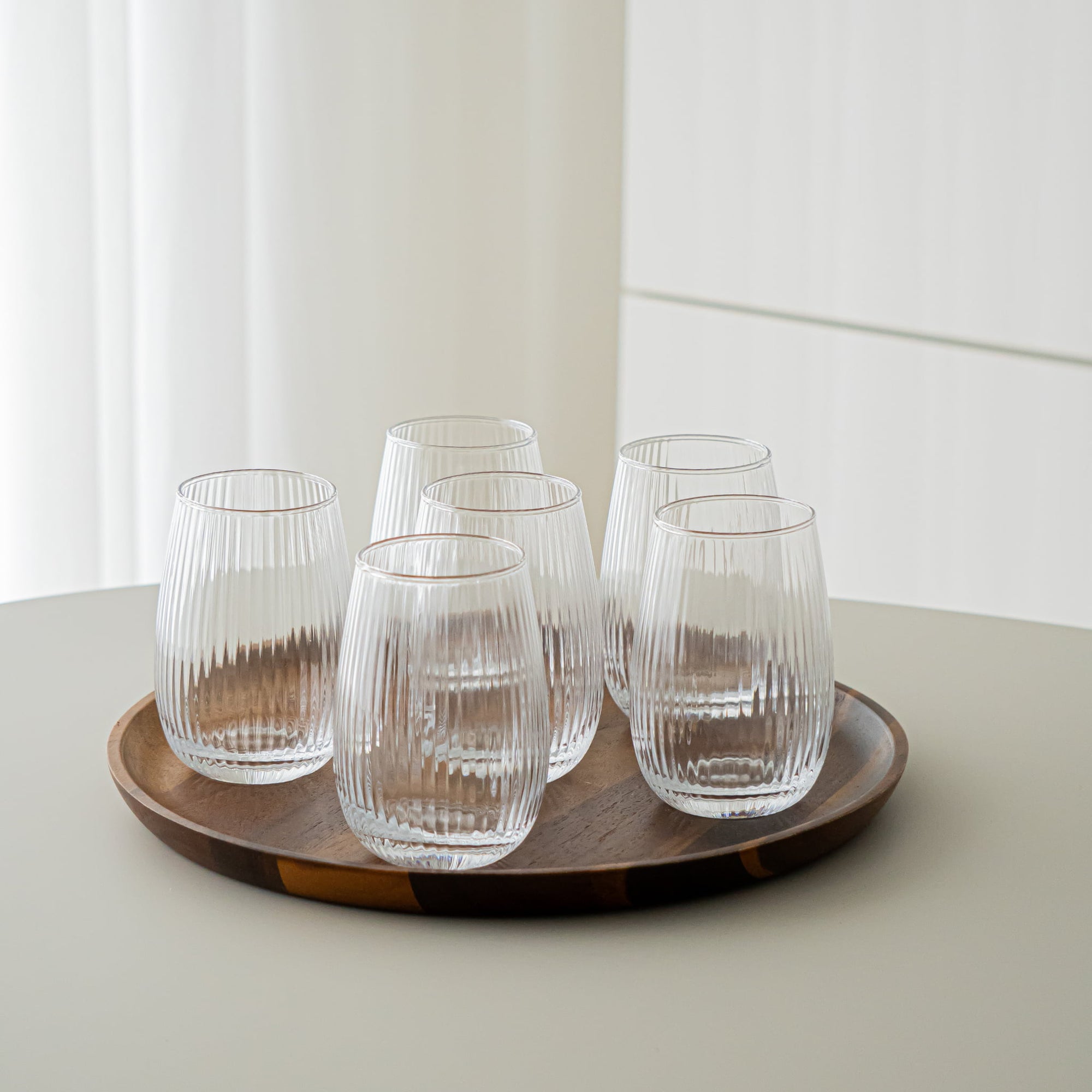 LOT DE 6 VERRES LINES | 360ML