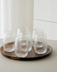 LOT DE 6 VERRES LINES | 360ML