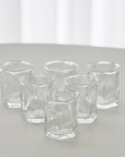 PACK OF 6 ARTIC WAVE SHOT GLASSES 60ML