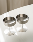 LOT DE 2 COUPES SUR PIED AURA 200ML