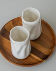 LOT DE 2 MUG LONG WAVE BLANC | 350ML