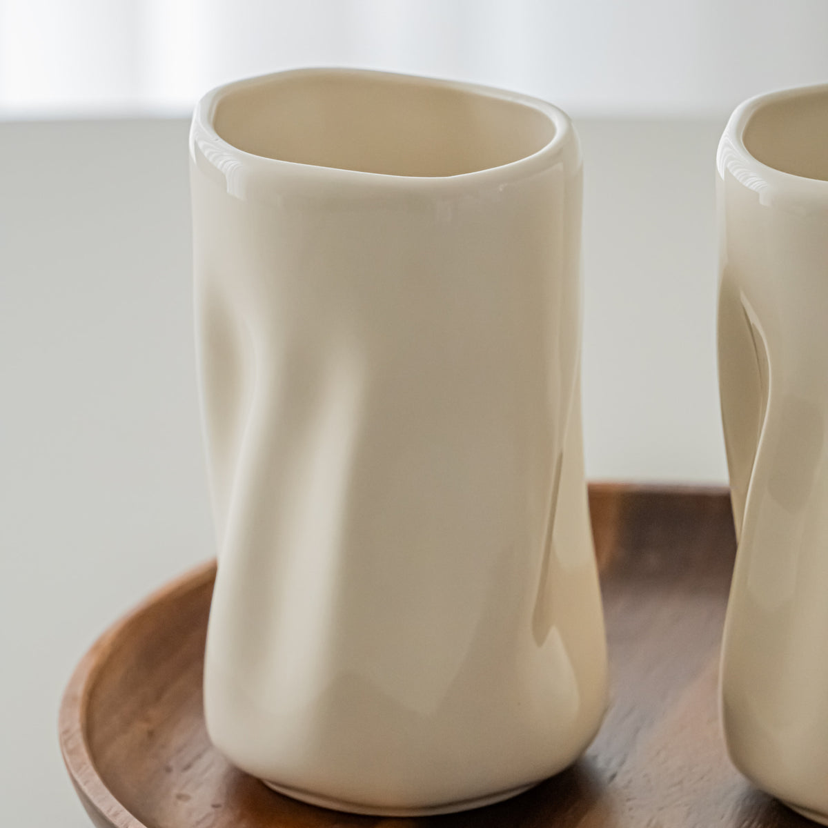 LOT DE 2 MUG LONG WAVE CREME | 350ML