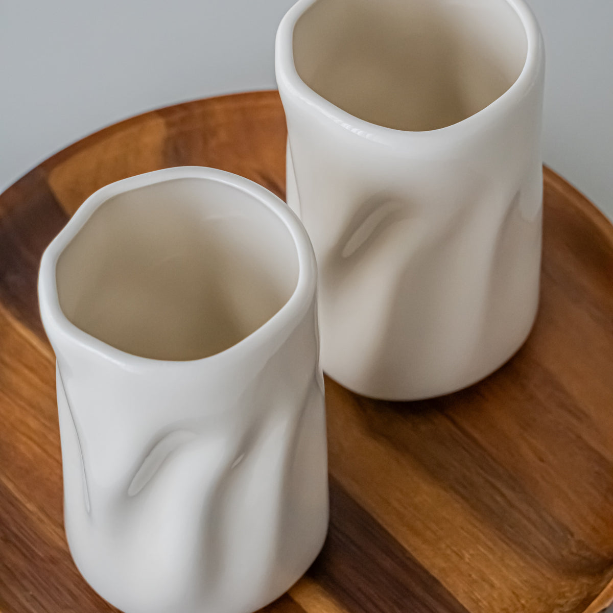 LOT DE 2 MUG LONG WAVE CREME | 350ML